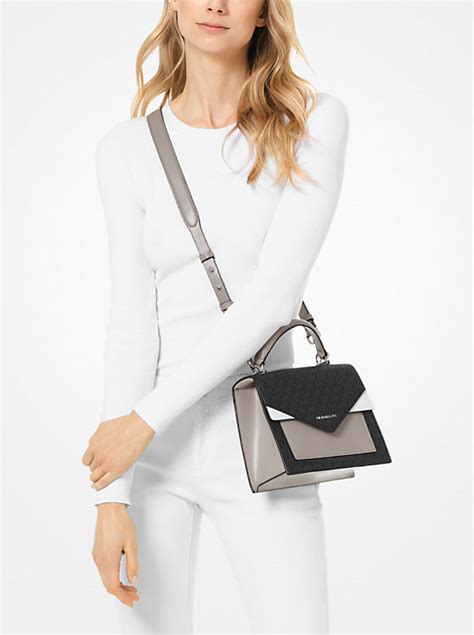 michael kors ludlow wallet|Ludlow Medium Logo and Leather Satchel .